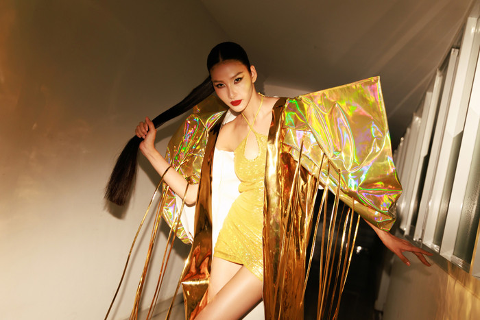 Một trong những hình ảnh mới nhất của Hoàng Thuỳ. Ảnh: FBNV