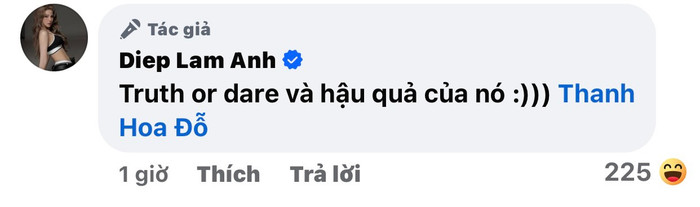 Diệp Lâm Anh ẩn ý chuyện đang hẹn hò.