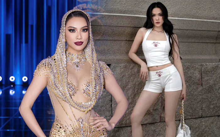 Đẹp khen - Xấu chê: Đỗ Thị Hà nền nã với áo dài, Ngọc Trinh diện quần ngắn cũn, khoe chân nuột nà Ảnh 2