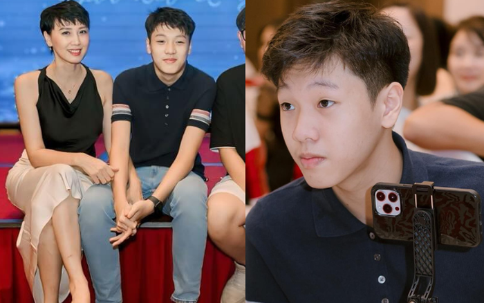 Em trai lớn Doãn Hải My sở hữu chiều cao khủng, gương mặt điển trai. 