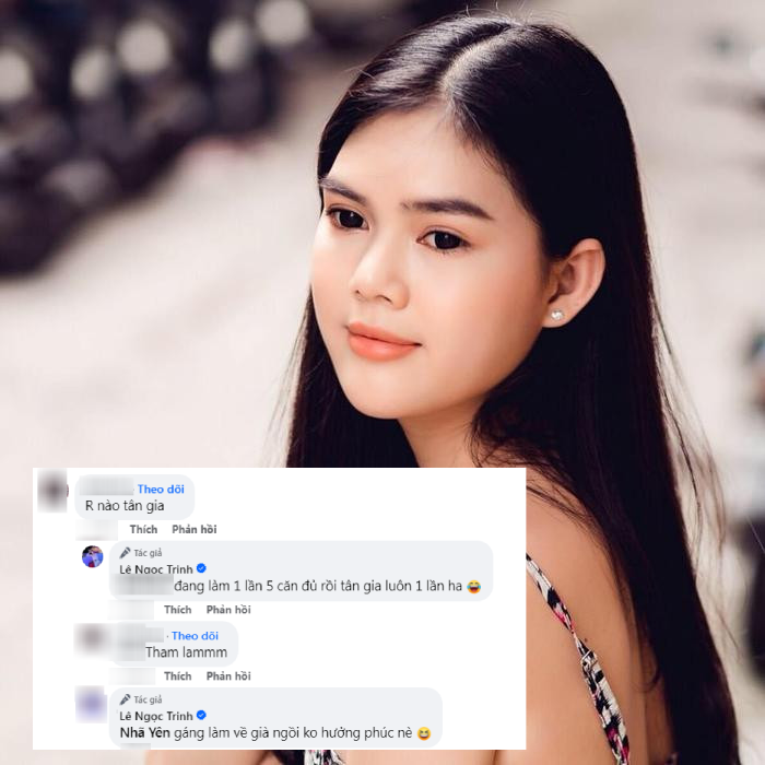 Đoạn trả lời bình luận của Ngọc Trinh gây chú ý. 