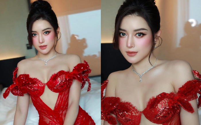 Á hậu Huyền My lâu ngày mặc hở, o ép vòng một phồn thực Ảnh 2