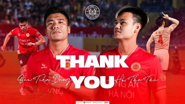 Như Saostar đã thông tin, CLB CAHN 'thay máu' nên có biến động lớn về nhân sự. Hai cầu thủ đầu tiên nói lời chia tay và Hồ Tấn Tài và em thủ môn Bùi Tiến Dũng. Ảnh: CLB CAHN