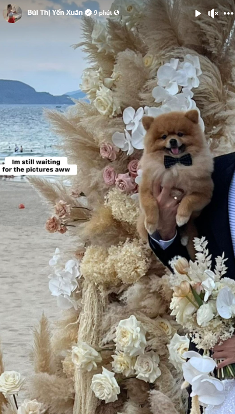 Vợ thủ môn Đặng Văn Lâm tiết lộ về vị khách mời đặc biệt. Ảnh chụp màn hình