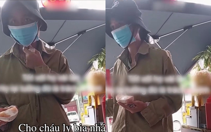 Thấy người phụ nữ đáng thương, cô gái mủi lòng tặng thức ăn nước uống nhưng nhận về cái kết đáng buồn Ảnh 2