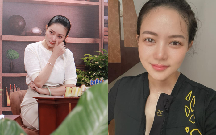 Nhờ sự nỗ lực của bản thân trong việc giảm cân, Phan Như Thảo dần trở nên thon gọn, khuôn mặt nhỏ nhắn hơn so với thời điểm mới sinh con. Ảnh: FBNV