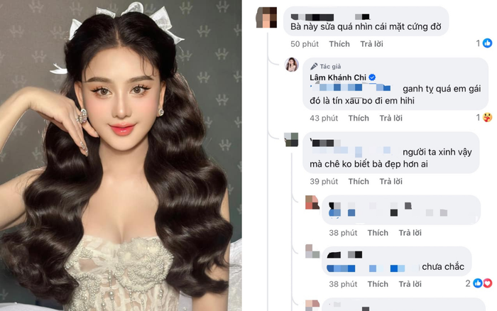 Lâm Khánh Chi tự tin khoe sắc, không ngần ngại trước những ý kiến tiêu cực. Ảnh: FBNV