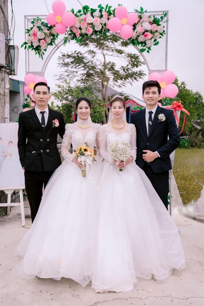 Hai anh em ruột ở Nghệ An lấy vợ cùng một ngày