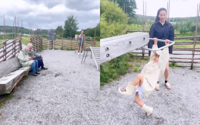 Ngoài thời gian để ý bố mẹ và cặp song sinh, vợ chồng Hồ Ngọc Hà còn tranh thủ tận hưởng khoảng thời gian riêng tư khi ở bên nhau. Ảnh: Instagram hongocha