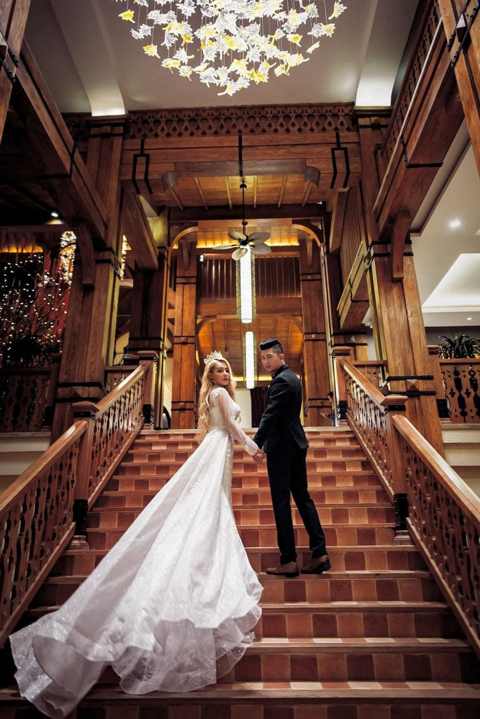 Cặp đôi từng có ý định tổ chức hôn lễ nhưng hoãn lại vì tình hình dịch bệnh. 