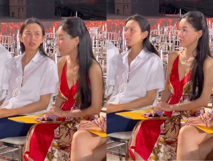 Hoa hậu Thùy Tiên thu hút với mặt mộc đẹp tự nhiên. Ảnh chụp màn hình