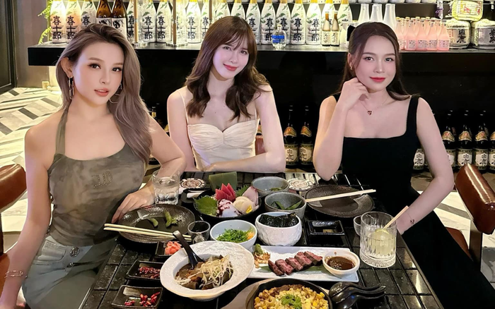 Huyền Baby và Sam thường xuyên gặp gỡ, đi ăn tối cùng nhau. Ảnh: FBNV