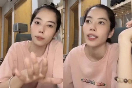 Nhan sắc của Nam Em có phần sa sút phong độ sau khi thẩm mỹ bị hỏng.