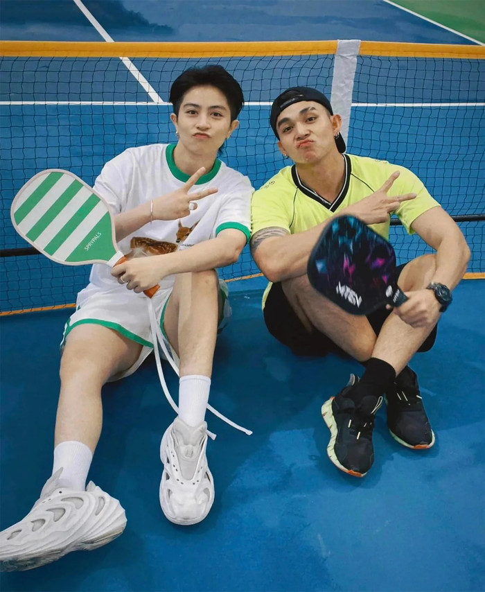 Nhiều nam nghệ sĩ cũng là 'Fan cưng' của bộ môn thể thao vừa vui,