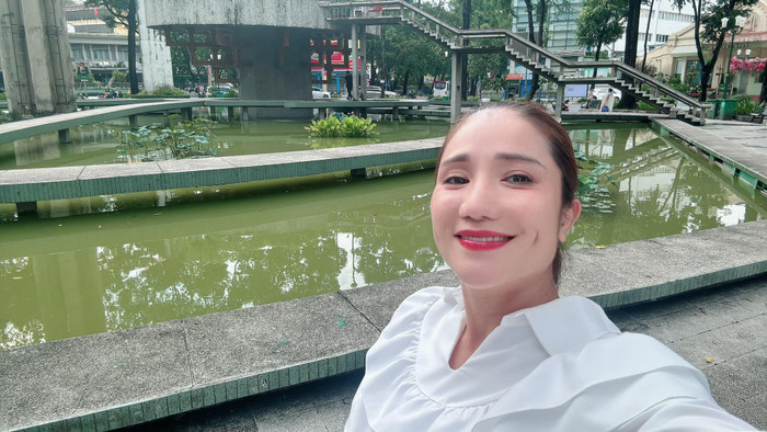 Cát Tường thường xuyên đăng tải những khoảnh khắc đời thường ở trên mạng xã hội. Ảnh: FBNV