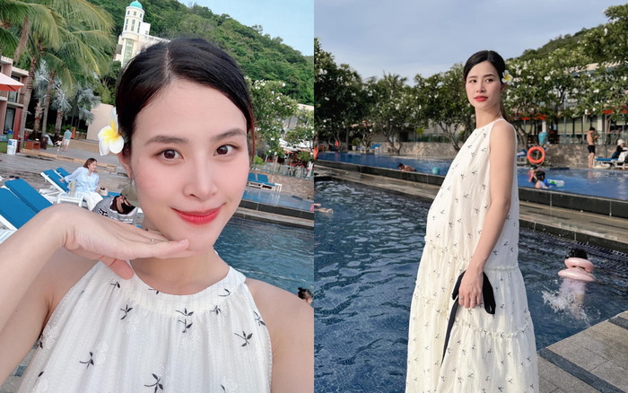 Đông Nhi hào hứng chụp ảnh, thoải mái khoe visual xinh yêu. Ảnh: FBNV