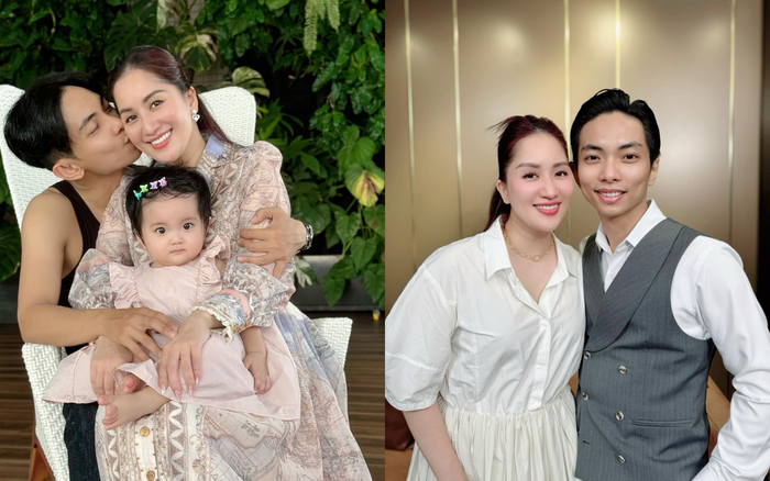 Phan Hiển hạnh phúc khi có Khánh Thi và các con ở bên cạnh. Ảnh: FBNV