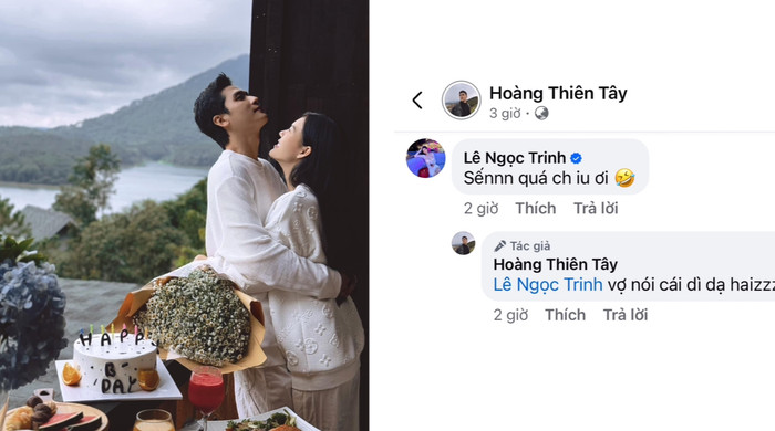 Ngọc Trinh lần đầu tiên xác nhận có chồng thông qua mạng xã hội vào trưa 10/8. Ảnh chụp màn hình