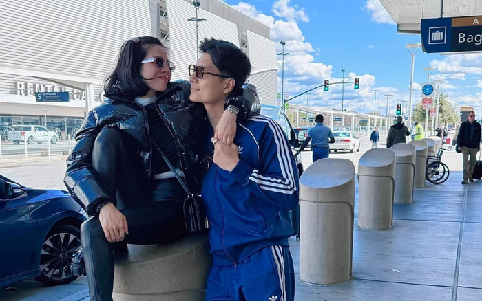 Lệ Quyên luôn được Lâm Bảo Châu tháp tùng ở trong mọi lịch trình công việc. Ảnh: FBNV