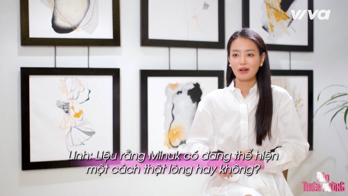 Bùi Khánh Linh vẫn còn bối rối, chưa xác định rõ tình cảm dành chon Minuk.