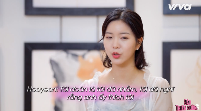 Mỹ nhân xứ Hàn 'một lòng' hướng về Minuk nên cảm thấy buồn bã và thất vọng khi không được anh lựa chọn. 