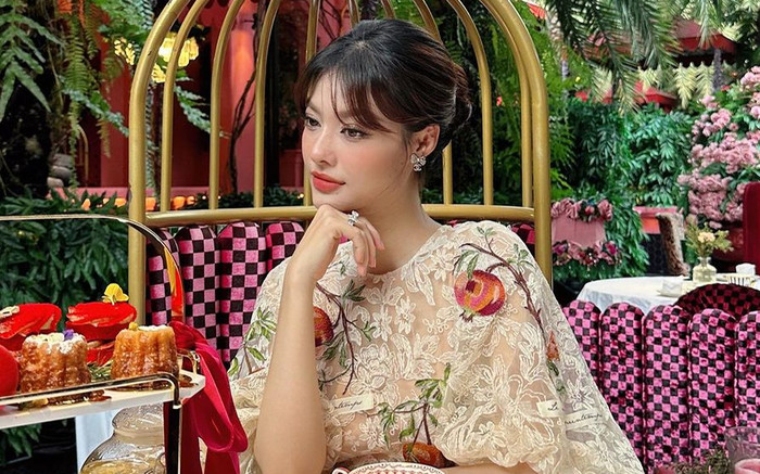 Mẹo diện đồ giấu bầu siêu đỉnh của Á hậu Kiều Loan Ảnh 2