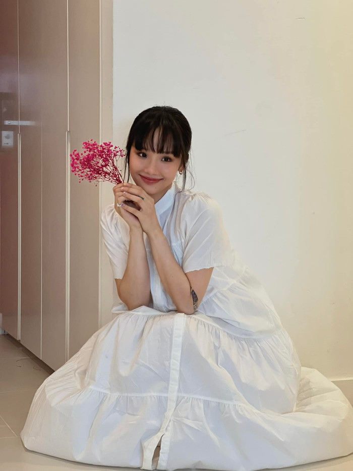 Miu Lê né tránh câu hỏi liên quan đến bạn trai 'tin đồn'.