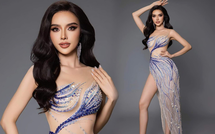 Váy dạ hội ấn tượng của Á hậu Hạnh Nguyên Ảnh 2