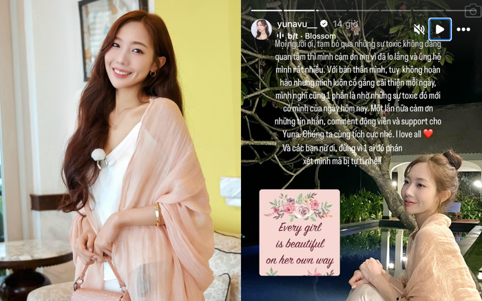 Yuna Vũ 'Đảo Thiên Đường' khéo léo đáp lại tình cảm của khán giả theo dõi chương trình. Ảnh: Instagram yunavu_