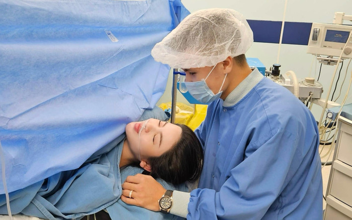 Vợ Quang Hải lần đầu hé lộ hình ảnh 'vượt cạn', kèm lời nhắn con nghe thắt lòng Ảnh 2