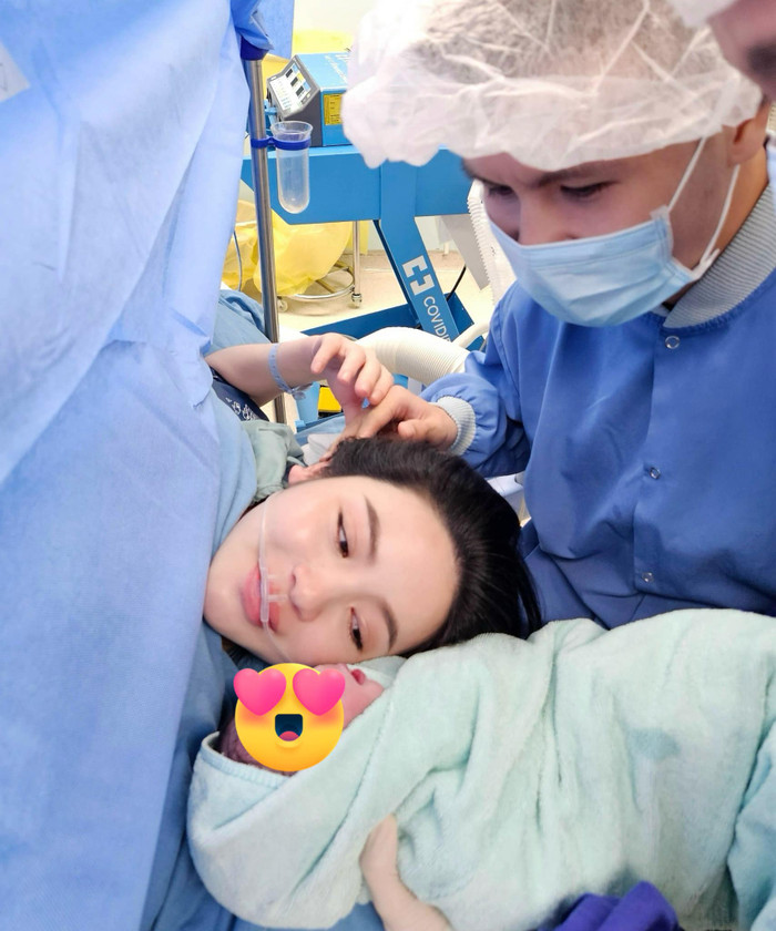 Chu Thanh Huyền lần đâu chia sẻ hành trình 'vượt cạn'. Ảnh FBNV