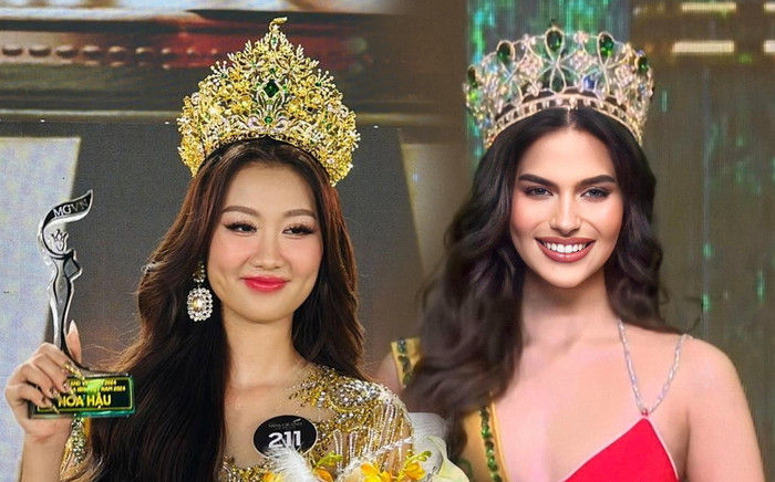 Nhan sắc rực rỡ của Ấn Độ tại Miss Grand 2024 khiến Quế Anh đổ 'mồ hôi hột' Ảnh 2