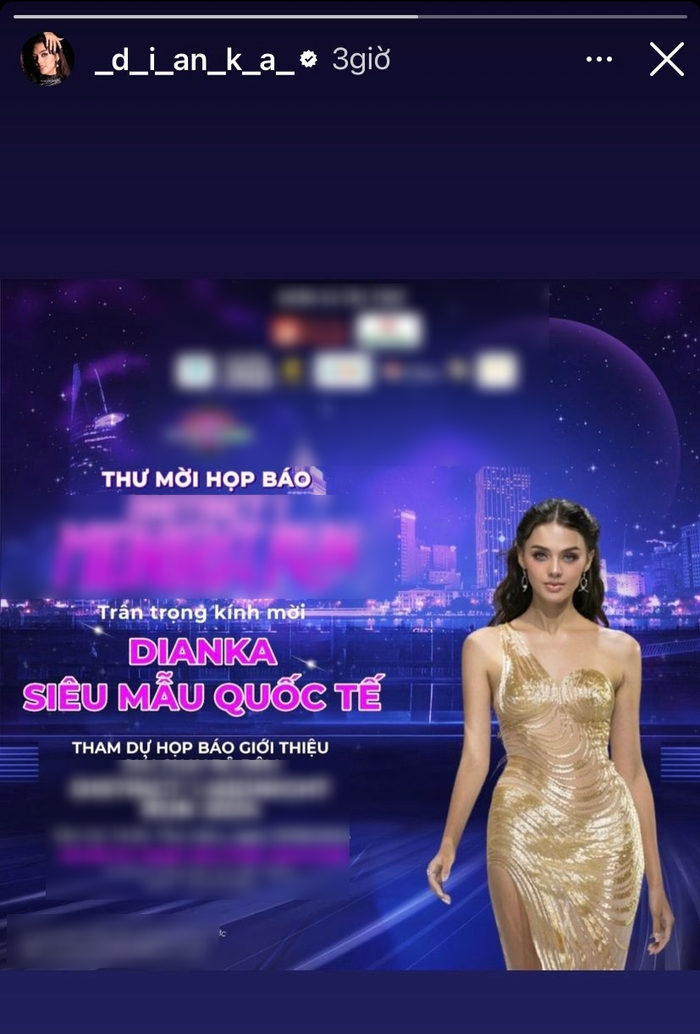 Vợ Bùi Tiến Dũng được gọi với danh xưng siêu mẫu quốc tế. Ảnh chụp màn hình