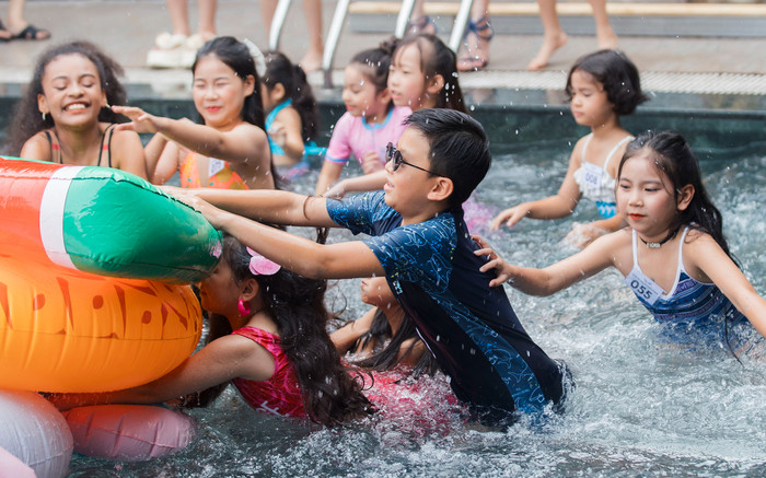 Sôi động sân chơi dành cho mẫu nhí dịp hè Ảnh 2