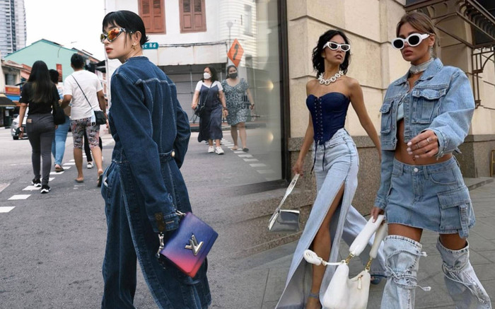 Xu hướng 'denim on denim' chưa bao giờ lỗi thời Ảnh 2