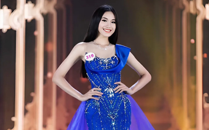 Hơn 2 triệu lượt xem vợ Đoàn Văn Hậu tái hiện màn thi hoa hậu Ảnh 2