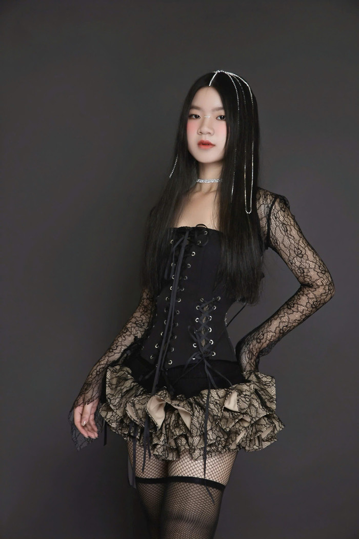 Người mẫu trẻ Trâm Anh.