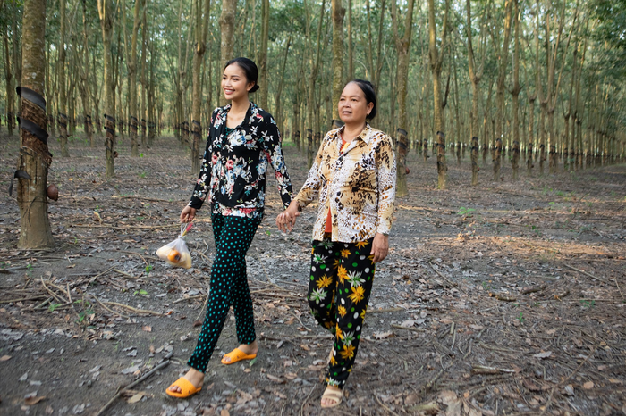 Mẹ Ngọc Châu là người vô cùng bình dị, gần gũi và yêu thương con cái.&nbsp;