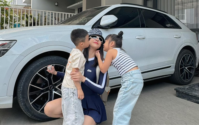 Diệp Lâm Anh mỗi khi gặp con, đều ưu tiên cho các bé tham gia những hoạt động thể chất để vừa có niềm vui, vừa rèn luyện sức khoẻ. Ảnh: FBNV