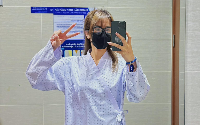 Diệp Lâm Anh đi thăm khám để nắm rõ tình trạng sức khoẻ. Ảnh: FBNV