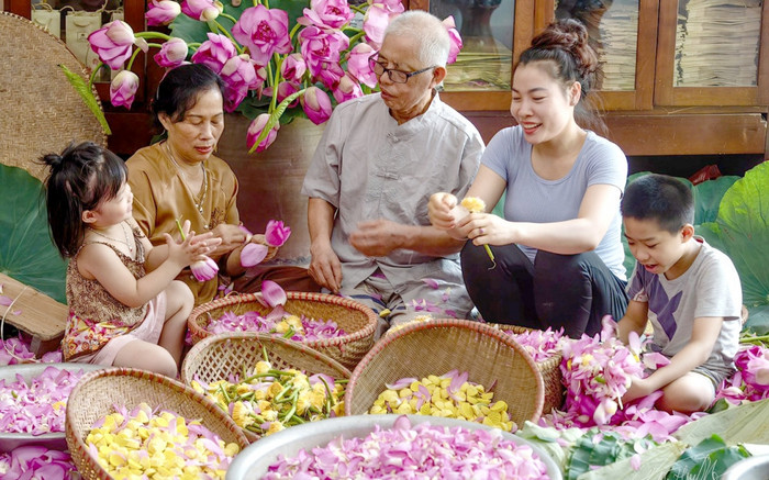 Nghề ướp trà sen Tây Hồ được công nhận di sản văn hóa phi vật thể quốc gia Ảnh 2