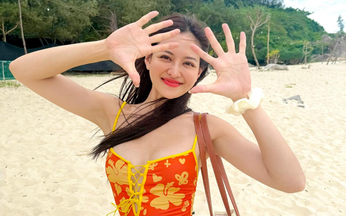 Thuỳ Anh mới đi du lịch kết hợp công việc vào đầu tháng 8 năm nay. Ảnh: FBNV