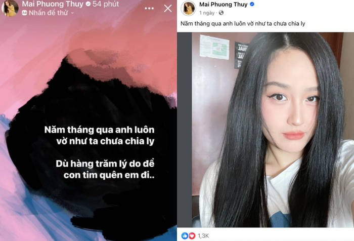 Câu nói mà Mai Phương Thuý thường chia sẻ gần đây thực chất chỉ là lời bài hát.
