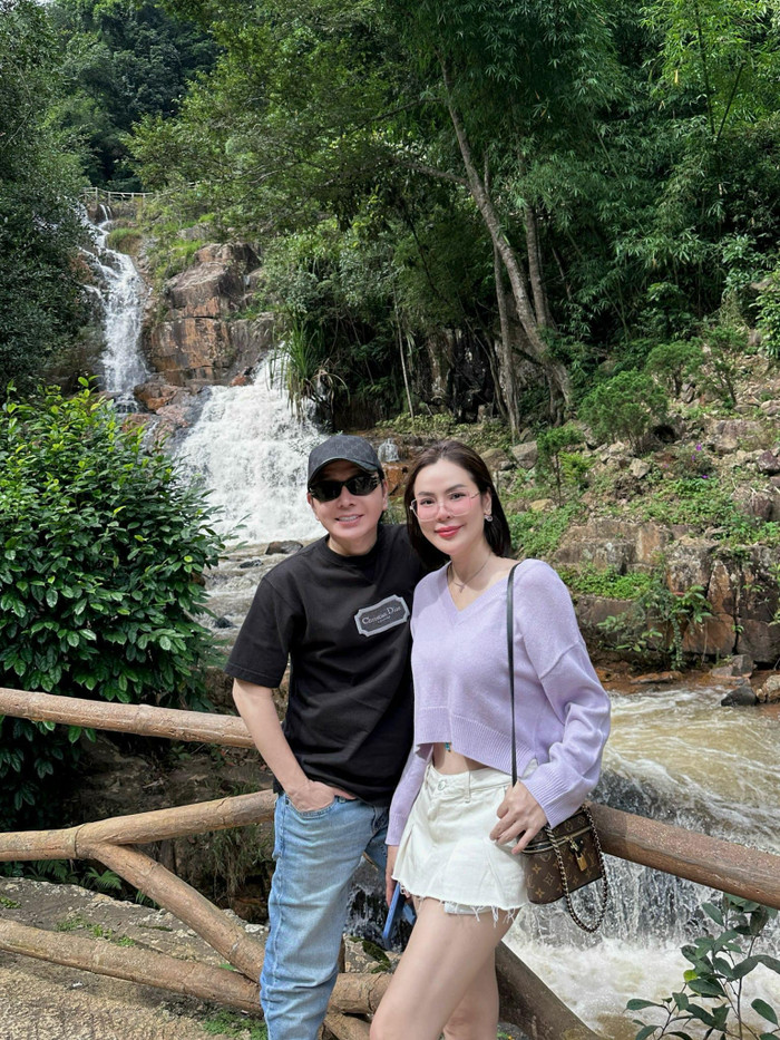 Hoa hậu Phương Lê từng phủ nhận chuyện sang Thái để thụ tinh nhân tạo. Ảnh FBNV