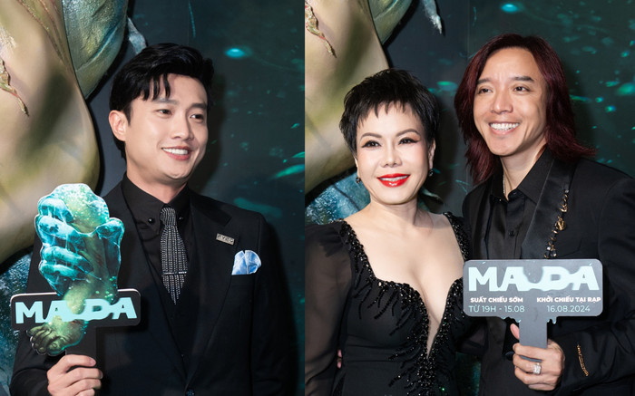 Việt Hương khoe vẻ đẹp căng tràn, hội ngộ 'chồng quốc dân' Quốc Trường trên thảm đỏ phim Ma Da Ảnh 2