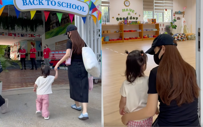 Phạm Quỳnh Anh bày tỏ sự quan tâm cho con gái út. Ảnh: Chụp màn hình