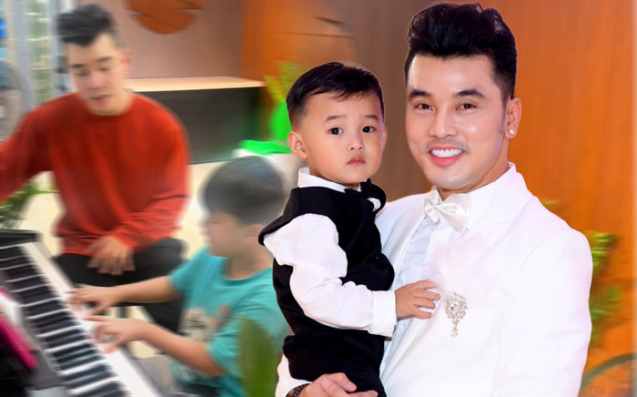 Con trai Ưng Hoàng Phúc đàn hát hit của bố: 'Có người nối nghiệp rồi' Ảnh 2