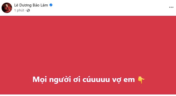 Bài đăng của Lê Dương Bảo Lâm nhanh chóng nhận được sự quan tâm của nhiều người. 