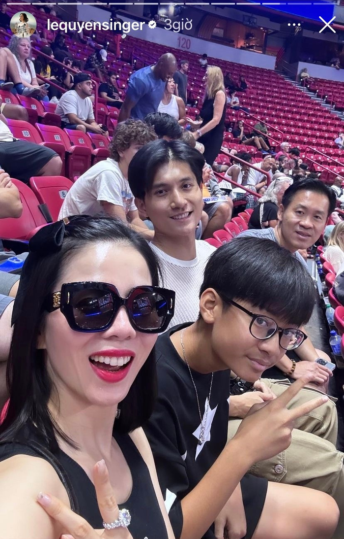 Tình trẻ Lệ Quyên ngày càng phong trần, tháp tùng mẹ con bạn gái đi chơi Ảnh 1