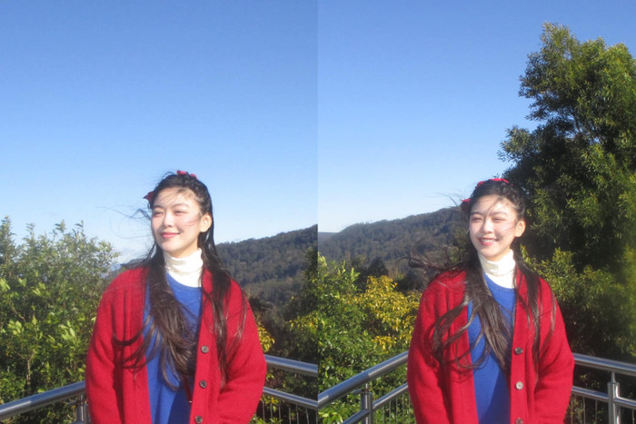 Con gái Quyền Linh luôn xuất hiện với mái tóc dài suôn mượt. Ảnh: FBNV